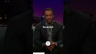 Anthony Mackie Met His Wife At 7 Years Old ️ #shorts