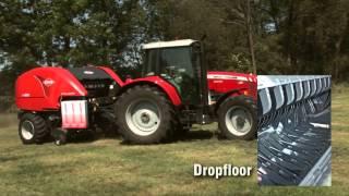 KUHN i-BIO - Round Baler-Wrapper Combinations (In action)