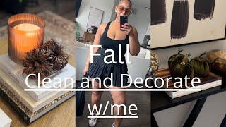 Vlog/Clean and Decorate with me for Fall/Lux Thrift find/Trader Joes