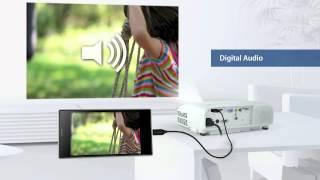 Epson's Projectors Features of Mobile High-Definition Link (MHL) Connectivity