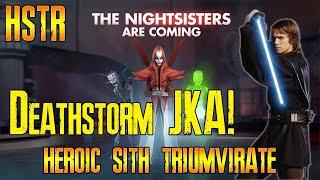 HSTR - How To Deathstorm JKA Guide SWGOH Sith Triumvirate Raid