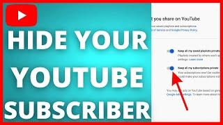 How To Hide Subscribers on YouTube 2022