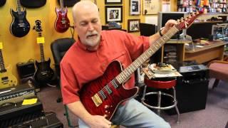 Northwest Guitars: Tom Anderson Hollow Drop T in cajun red to dark red burst