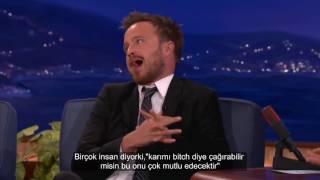 Aaron Paul Can't Stop Saying "Bitch" | Türkçe Altyazı |