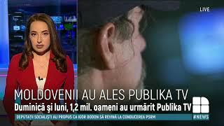 MOLDOVENII AU ALES PUBLIKA TV: A doua zi după alegeri 60 000 oameni pe minut urmăreau PUBLIKA