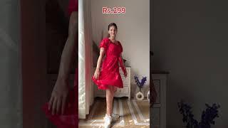 Dresses haul under Rs.610#amazon #viral #youtubeshorts #shorts #swatirathi #shortvideo