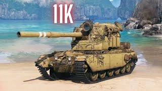 World of Tanks FV4005 - 11K Damage & FV215b 183 - 10.8K & WT E 100