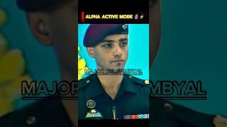 Alpha  Major Rishabh Singh Sambyal #viral #shorts  #spg #trending  #specialprotectiongroup
