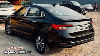 New 2024 Skoda Slavia  Elegance Edition - Black Colour with 1.5L Turbo Petrol Engine - Rs 18.92L