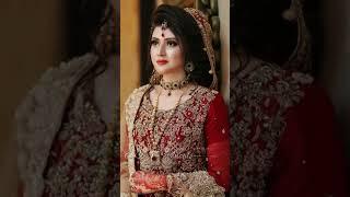 Beautiful barat bride hairstyle//bride's hairstyle  #shorts #youtubeshorts #hairstyle