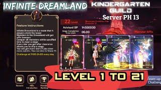 Infinite Dreamland (IDL) Level 1 to 21 | Dragon Nest M 2020