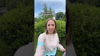 I have $99 to thrift with #thrifting #thrift #thriftedfashion #vlog