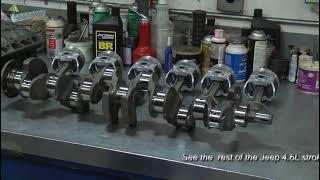 Part 5:  Hewes Performance Jeep® 4.6L Stroker Piston, Bearing and Block Work