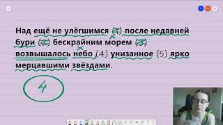 ЕГЭ Русский язык - задание 17 (02) Причастные и деепричастные обороты