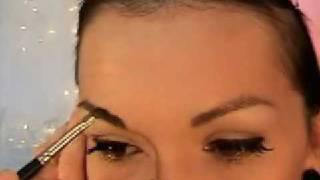 How To Do Pin-Up Girl Make-Up ( Bettie Page  or Dita Von Teese ) | Kandee Johnson