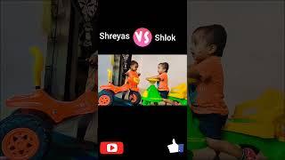 baby bike riding funny video#viralvideo  #Shreyas and Shlok bike riding