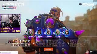 38 ELIMS! ROMANI - RANK 1 JUNKERQUEEN + HAZARD GAMEPLAY - TOP 500 OVERWATCH 2 SEASON 14