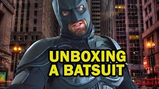 UNBOXING TDK Batsuit from UD Replicas  Dark Knight #Batman Motorcycle Costume Review and Suit Up!