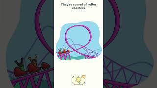 They're Scared Of Roller Coaster  | DOP 2 level 120 #shortsvideo #dop2 #shorts