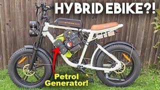 What happens if you put a petrol generator onto an ebike?