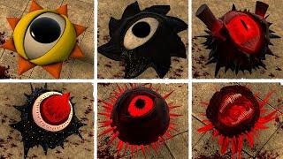 MR SUN SPRUNKI ALL PHASES 1-10 TORTURE!! Garry's Mod