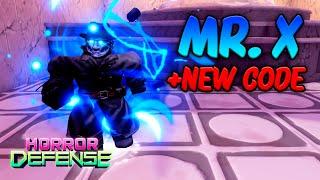 I GOT NEW NIGHTMARE MR. X UNIT! + NEW CODE!| Horror Tower Defense