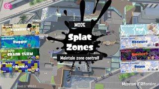 Splatoon 3 - Anarchy Battle: Splat Zones - Museum d'Alfonsino - (Blue vs. Yellow) - Gameplay