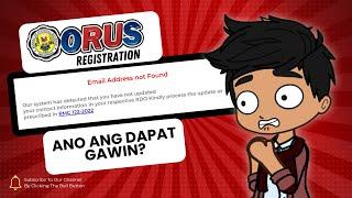 BIR ORUS: Paano mag-update ng Email Address at Contact information With existing TIN ID