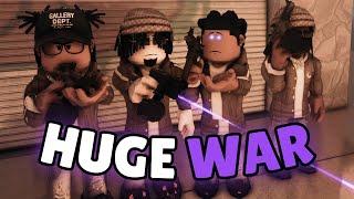 My GANG had a HUGE GANG WAR in South Bronx The Trenches Roblox!