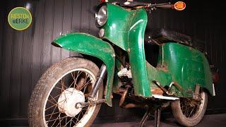 Wie ein rostiges 40 Jahre altes DDR Moped Simson Schwalbe KR51/2 restauriert wird - RESTAURATION!