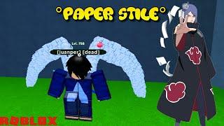Paper Style Showcase Shinobi life 2 [Roblox]