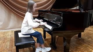 Склянкина Мария, 10 лет  Д  Кабалевский   Клоуны  О  Геталова   На волнах