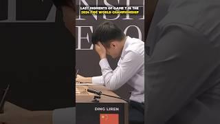 LAST MOMENTS and REACTIONS of GAME 7 in the WORLD CHESS CHAMPIONSHIP