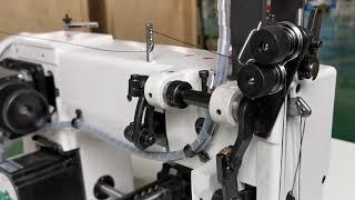 How to thread 71008 heavy duty bar tacking sewing machine