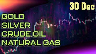 Gold | Silver | Crude Oil | Natural Gas - Live News, Technical Analysis & Forecast Today 30 Dec