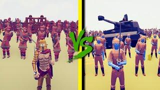 ANCIENT FACTION vs WW2 ARMY - Totally Accurate Battle Simulator TABS