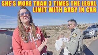 Mother is More Than 3 Times the Legal Limit and Has 7-Week-Old Baby in Car