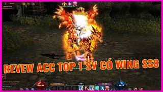 Mu Online Mới Nhất 2024 | Revew ACC PK GIẢI TOP 1 SV Được Wing Đặc Biệt Độc Nhất SV | GAME TV