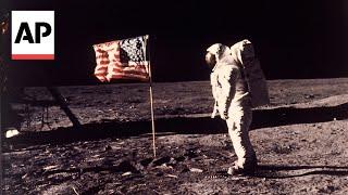 WATCH: Footage from the 1969 Apollo 11 moon landing