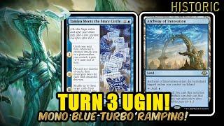 Turn 3 Ugin With Mono Blue Archway! Eldrazis are Finally Playable! | Historic BO3 Ranked | MTG Arena