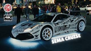 SEMA 2024 | SEMA cruise | EXTREME custom vehicles roll out of the Convention Center!