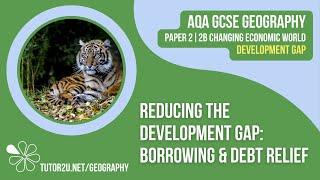 Reducing the Development Gap: Borrowing & Debt Relief | AQA GCSE Geography | Development Gap 15