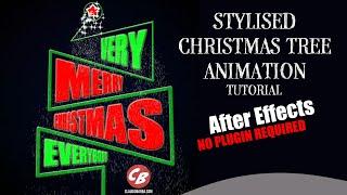 Stylized Christmas Tree animation for Instagram - after effects tutorial