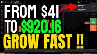 How to Grow $41.12 into $920.16 with IQ Option – Beginner Friendly Strategy