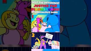 JUSTICE FOR PIANOSAURUS! (Pianosaurus Theme Song) Poppy Playtime Spot The Difference Dino Song 
