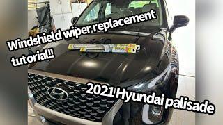 Windshield wiper replacement on 2021 Hyundai palisade!!