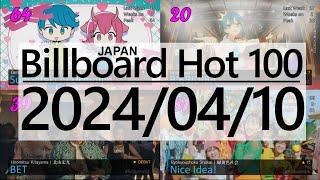 Top 100 of Billboard Japan Hot 100 (2024/04/10)