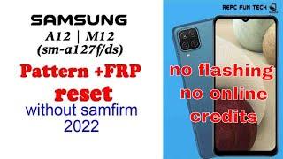 samsung a12 frp bypass 2022 new method | samsung a127f hard reset 2022