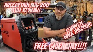 Best value in welders?? Arccaptain MIG 200 Multi Process welder review and complete tutorial!!