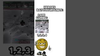 just combo -Roblox Heroes Battlegrounds  #heroesbattlegrounds #roblox